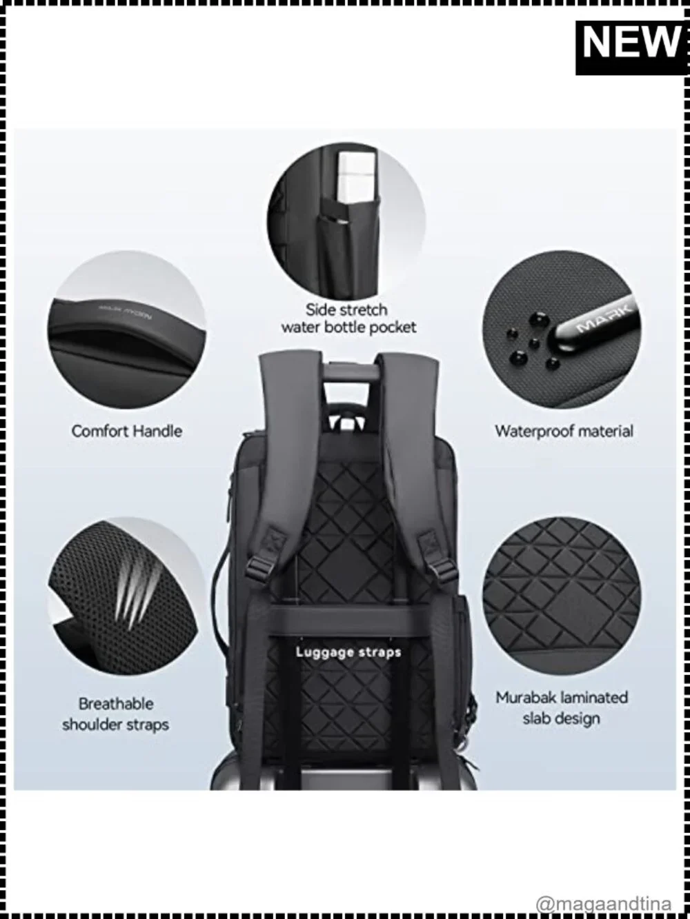 N/A versatile backpack